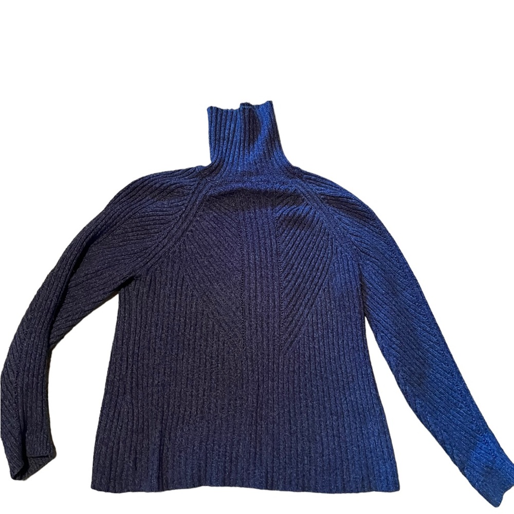 Sundance Blue Cable Knit Turtle Neck Sweater Large